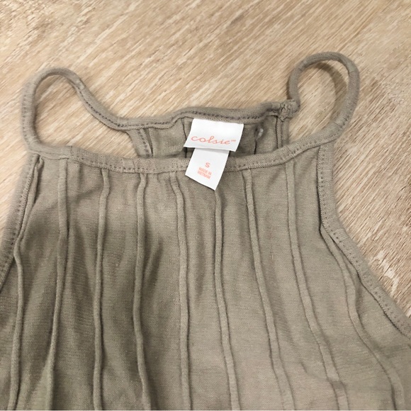 Colsie Ribbed Lace Crop Tops - Set of 2 - Picture 3 of 4